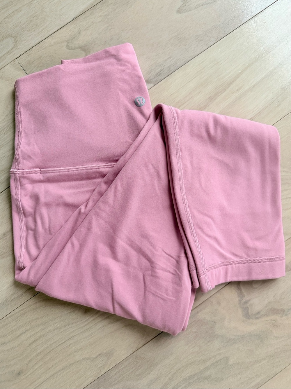 lululemon Align leggings & Like A Cloud sports bra in Dusty Pink, size 4 - Picture 3 of 7